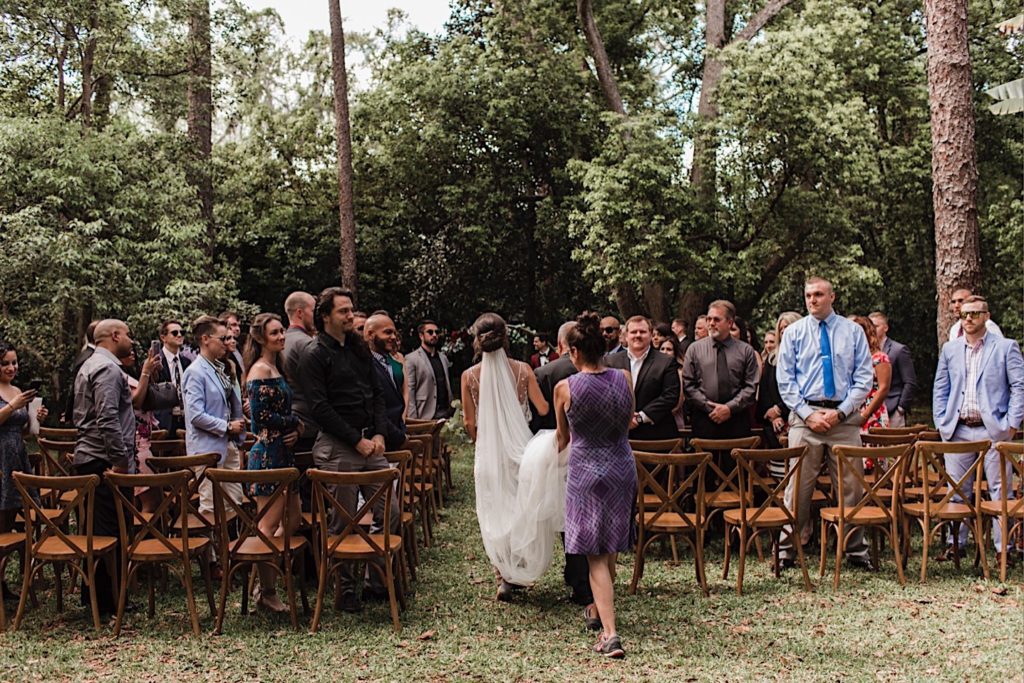 Lush Garden Wedding: 
Winter Park, Florida

Photographs, Wedding Decor, Lush Garden Wedding, Bride walks down aisle