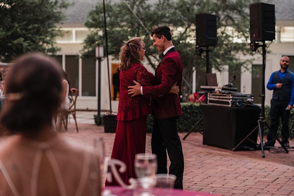 Wedding Reception: 
Winter Park, Florida

Groom, Mother Son Dance